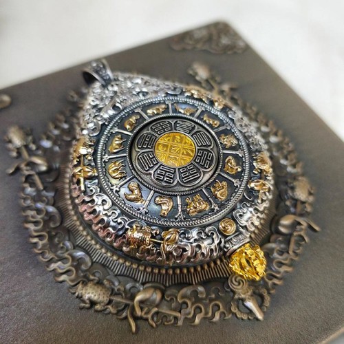 Zodiac Buddha Thangka Wealth Necklace Zodiac Buddha Thangka Wealth Necklace
