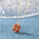 925 Silver Four Leaf Clover White Jade Necklace 925 Silver Four Leaf Clover White Jade Necklace