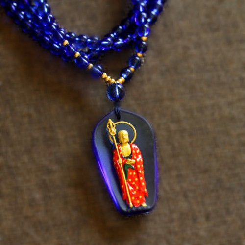 Ksitigarbha Buddha Liuli Compassion Amulet Pendant Ksitigarbha Buddha Liuli Compassion Amulet Pendant
