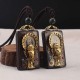 Ebony Wood Elephant God Fortune Necklace Ebony Wood Elephant God Fortune Necklace