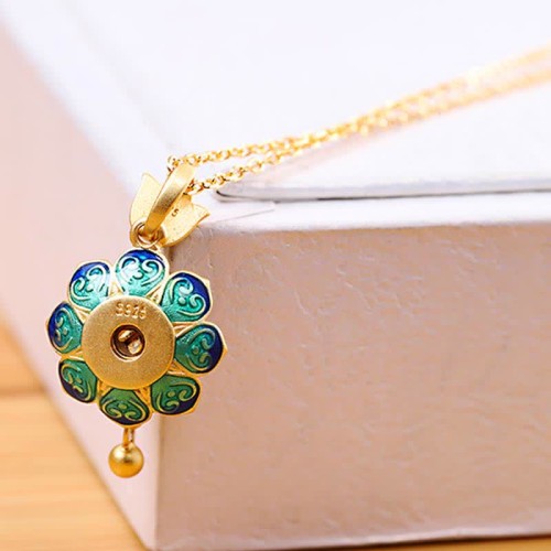 925 Silver Tibet Lotus Prayer Wheel Red Agate Necklace 925 Silver Tibet Lotus Prayer Wheel Red Agate Necklace