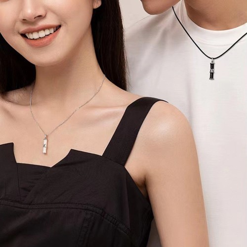 Bamboo Copper Couple Luck Necklace Pendant Bamboo Copper Couple Luck Necklace Pendant