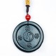 Hetian Cyan Jade Yin Yang Harmony Necklace Hetian Cyan Jade Yin Yang Harmony Necklace