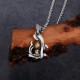 Sterling Silver Zen Buddha Compassion Necklace Pendant