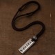 999 Silver Om Mani Padme Hum Engraved Lotus Pendant 999 Silver Om Mani Padme Hum Engraved Lotus Pendant