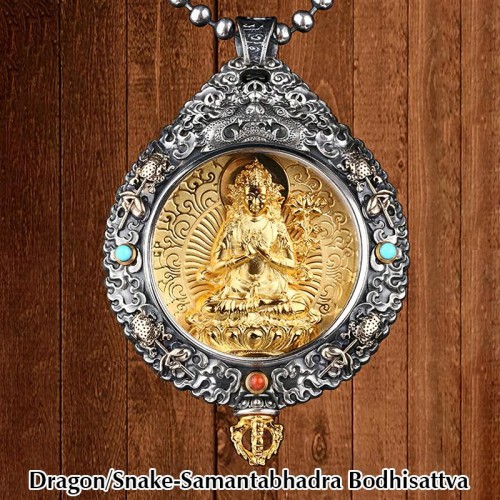 Zodiac Buddha Thangka Wealth Necklace Zodiac Buddha Thangka Wealth Necklace