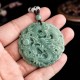 Chinese Zodiac Dragon Jade Fortune Necklace