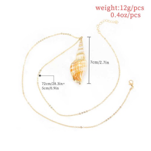 Shankha Conch Shell Lucky Necklace Shankha Conch Shell Lucky Necklace