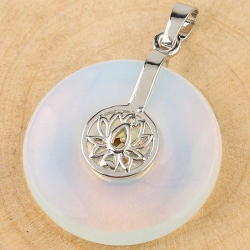 Amethyst Pink Crystal Lotus Healing Necklace Amethyst Pink Crystal Lotus Healing Necklace