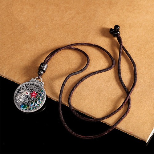 990 Silver Phoenix Luck Protection Necklace 990 Silver Phoenix Luck Protection Necklace