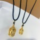 Gold Buddha Copper Wealth Necklace Pendant Gold Buddha Copper Wealth Necklace Pendant