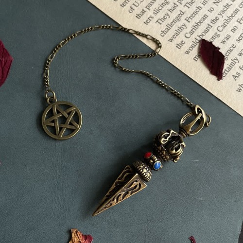 Pentagram Eye of God Feather Copper Healing Necklace Pentagram Eye of God Feather Copper Healing Necklace