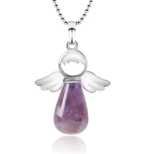 Little Angel Wings Crystal Luck Necklace Little Angel Wings Crystal Luck Necklace
