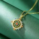 925 Sterling Silver Lotus Flower Zircon Necklace 925 Sterling Silver Lotus Flower Zircon Necklace