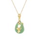 Jade Oval Blessing Fortune Necklace Jade Oval Blessing Fortune Necklace