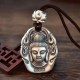 Chinese Zodiac Buddha Om Mani Padme Hum Lotus Necklace Chinese Zodiac Buddha Om Mani Padme Hum Lotus Necklace
