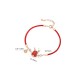 925 Sterling Silver Year of the Dragon Red Agate Necklace 925 Sterling Silver Year of the Dragon Red Agate Necklace