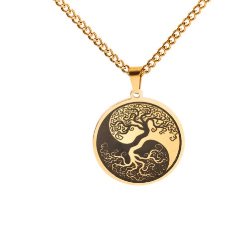 Tree of Life Titanium Steel Necklace Pendant