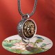 Treasure Bowl Copper Coin Wealth Necklace Pendant