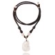 Chalcedony Fox Crystal Harmony Necklace Chalcedony Fox Crystal Harmony Necklace