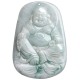 Natural Jade Laughing Buddha Luck Necklace Natural Jade Laughing Buddha Luck Necklace