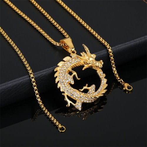 Chinese Zodiac Dragon Success Necklace Pendant Chinese Zodiac Dragon Success Necklace Pendant