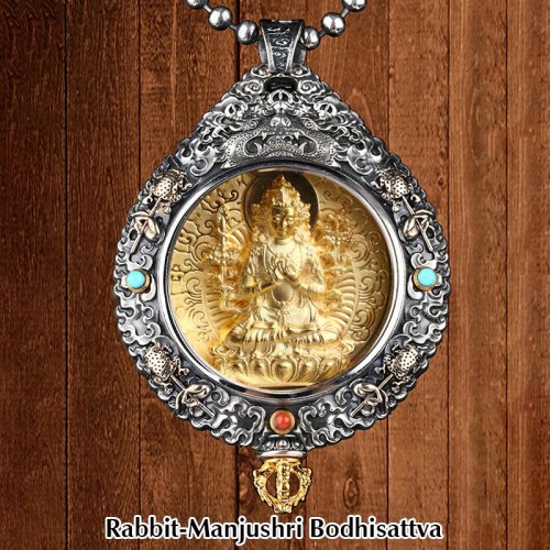 Zodiac Buddha Thangka Wealth Necklace Zodiac Buddha Thangka Wealth Necklace