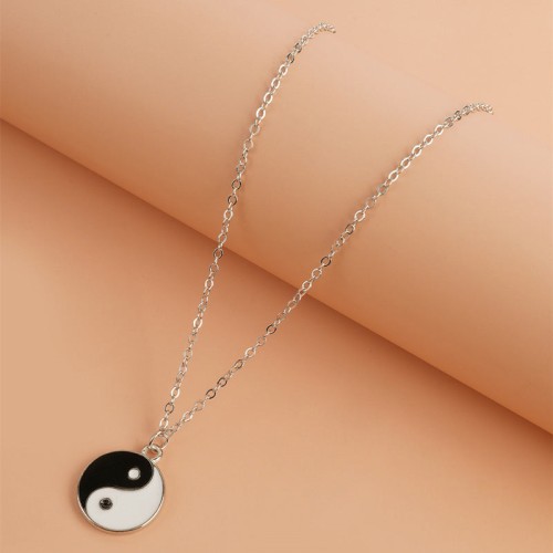 Yin Yang Harmony Balance Necklace Pendant (2pcs) Yin Yang Harmony Balance Necklace Pendant (2pcs)