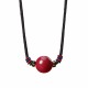 Cinnabar Bead Blessing Necklace Pendant Cinnabar Bead Blessing Necklace Pendant