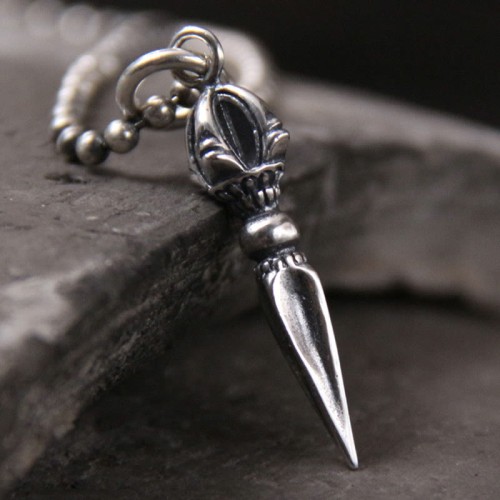 925 Silver Dorje Vajra Spiritual Strength Necklace 925 Silver Dorje Vajra Spiritual Strength Necklace