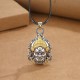 Yellow God of Wealth Amulet Necklace Yellow God of Wealth Amulet Necklace