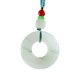 Natural Jade Peace Buckle Prosperity Necklace