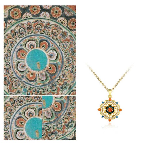 925 Sterling Silver Lotus Flower Zircon Necklace 925 Sterling Silver Lotus Flower Zircon Necklace