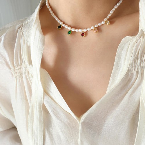 Pearl Crystal Purity Necklace Pendant Pearl Crystal Purity Necklace Pendant