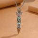 Dorje Vajra Dzi Bead Wealth Necklace Pendant Dorje Vajra Dzi Bead Wealth Necklace Pendant