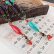 Wenge Wood Turquoise Stone Calm Necklace Pendant