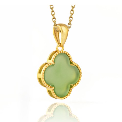 Hetian Jade Four Leaf Clover Luck Pendant Hetian Jade Four Leaf Clover Luck Pendant