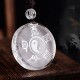 Taoism Five Sacred Mountains Yin Yang Liuli Crystal Balance Necklace