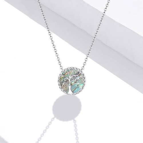 Sterling Silver Tree of Life Creation Necklace Pendant Sterling Silver Tree of Life Creation Necklace Pendant