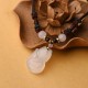 Chalcedony Fox Crystal Harmony Necklace Chalcedony Fox Crystal Harmony Necklace
