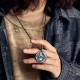 Sterling Silver Yin Yang Hammer Texture Harmony Necklace