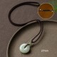 Round Jade Peace Buckle Luck Necklace Round Jade Peace Buckle Luck Necklace