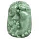 Jade Koi Fish Lotus Wealth Necklace