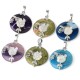 Various Crystal Amethyst Green Aventurine Flower Necklace Various Crystal Amethyst Green Aventurine Flower Necklace