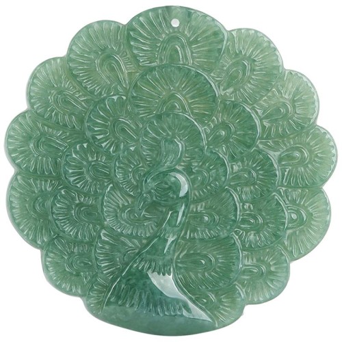 Jade Peacock Luck Prosperity Necklace Pendant Jade Peacock Luck Prosperity Necklace Pendant