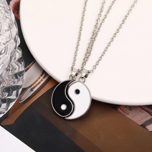 Yin Yang Hematite Pendant Necklace Yin Yang Hematite Pendant Necklace