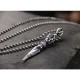 925 Sterling Silver Dorje Vajra Enlightenment Necklace 925 Sterling Silver Dorje Vajra Enlightenment Necklace