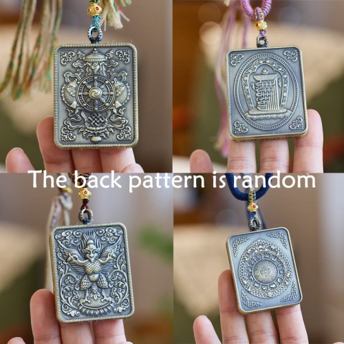 Tibetan Zakiram Goddess Wealth Prayer Box Necklace Tibetan Zakiram Goddess Wealth Prayer Box Necklace