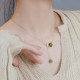 Hetian Cyan Jade Plum Flower Luck Necklace Pendant