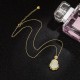 925 Sterling Silver Jade Protection Necklace 925 Sterling Silver Jade Protection Necklace